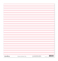 Printed Cardstock |  12 X 12inch |  Classic Stripes Pink | 250gsm | 1Sheet
