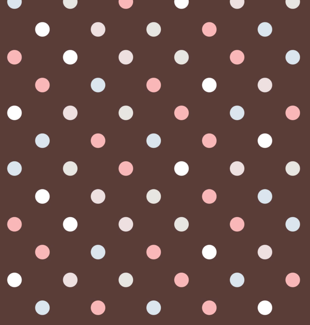 Printed Cardstock |  12 X 12inch |  Pretty Polka Multi coloured | 250gsm | 1Sheet