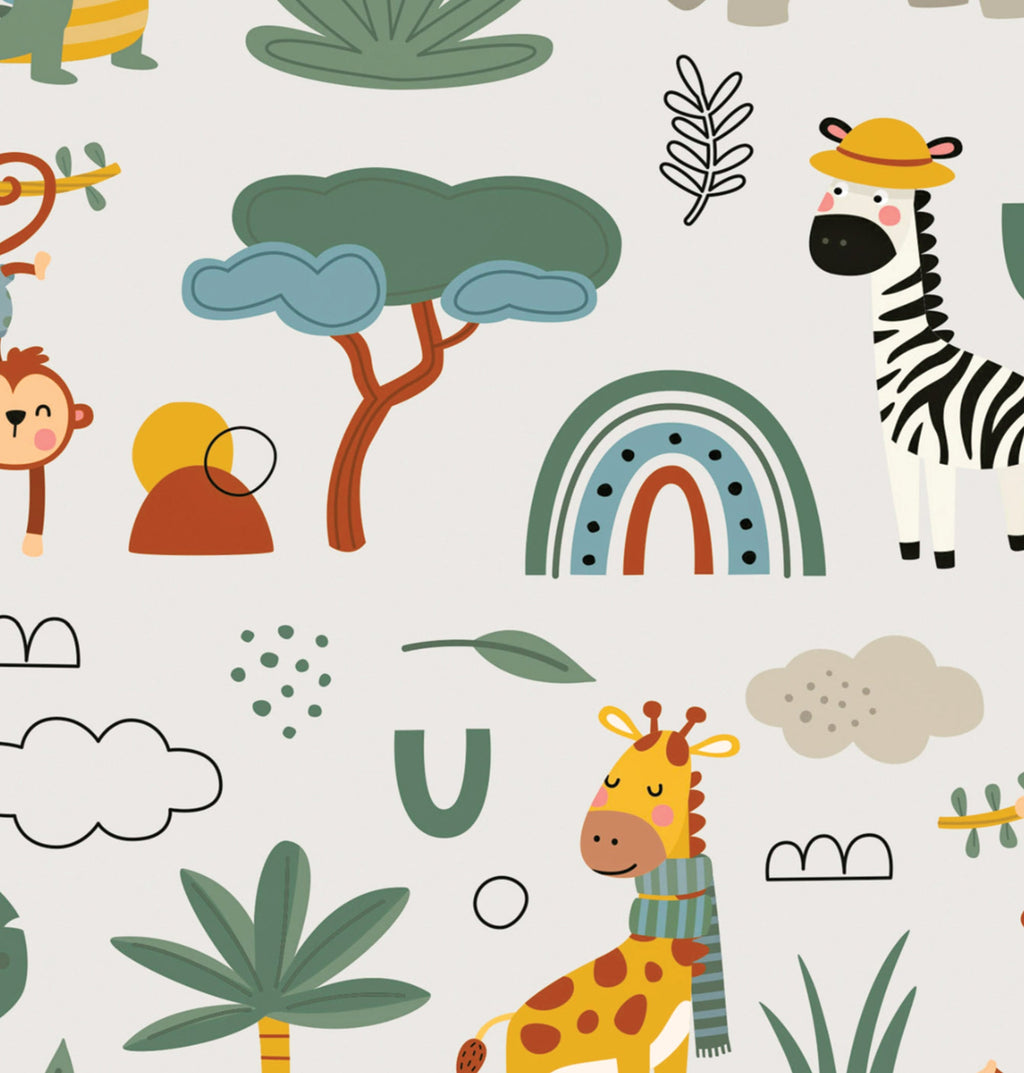 Printed Cardstock |  12 X 12inch |  Jungle Life | 250gsm | 1Sheet