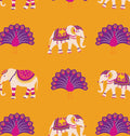 Printed Cardstock |  12 X 12inch |  Peacock & Elephant | 250gsm | 1Sheet