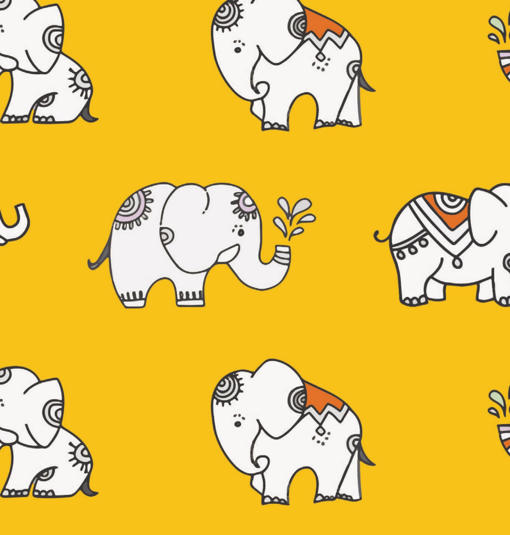 Printed Cardstock |  12 X 12inch |  Elephant Moves | 250gsm | 1Sheet