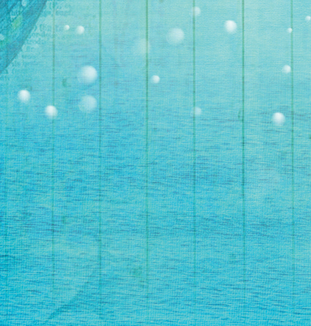 Printed Cardstock |  12 X 12inch |  Mermaid Sea | 250gsm | 1Sheet