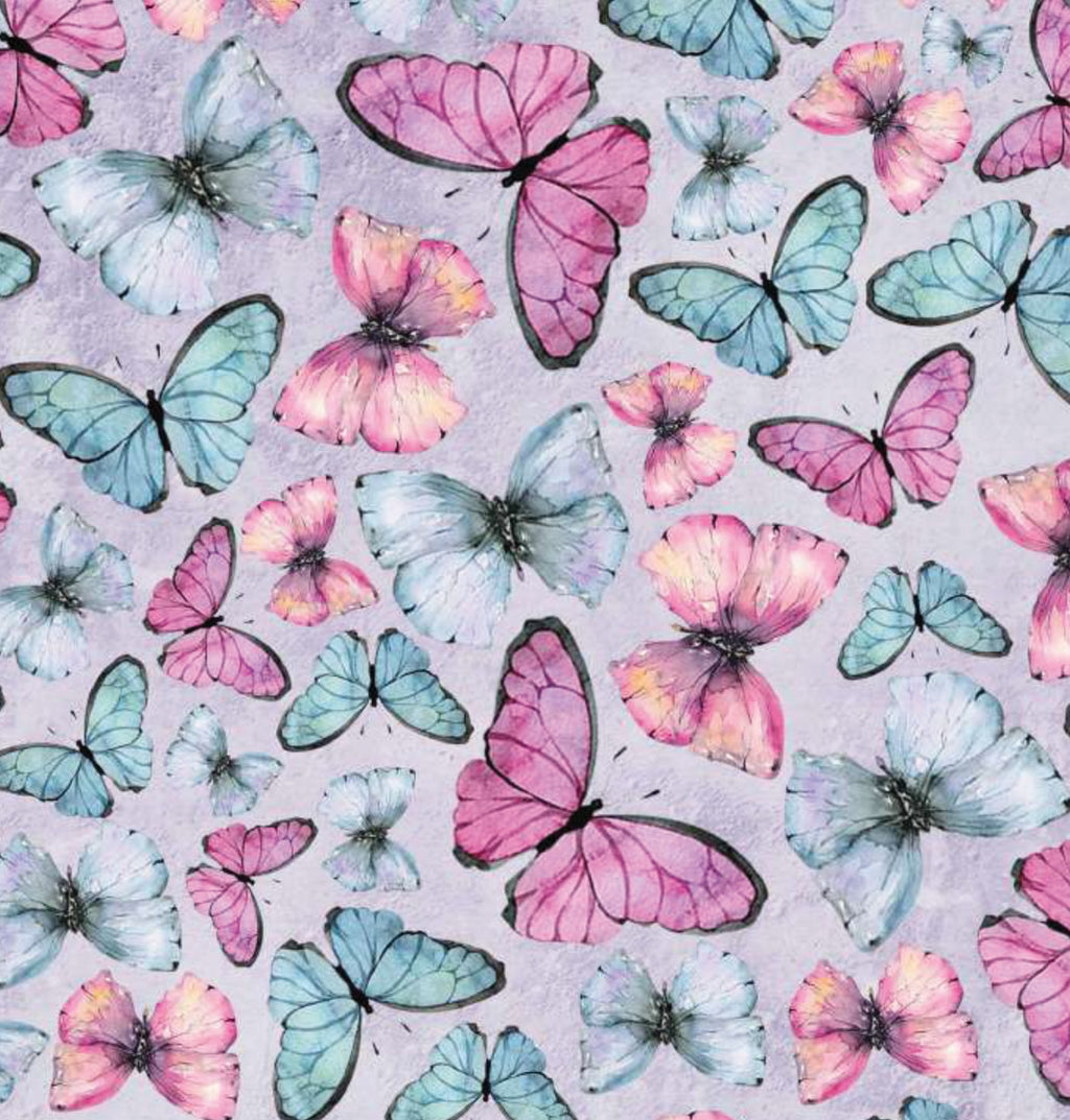 Printed Cardstock |  12 X 12inch |  Butterfly Rabble | 250gsm | 1Sheet