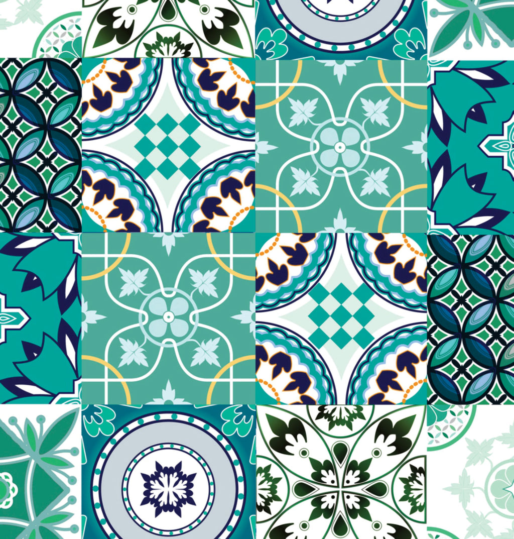 Printed Cardstock |  12 X 12inch |  Oriental Mosaic | 250gsm | 1Sheet