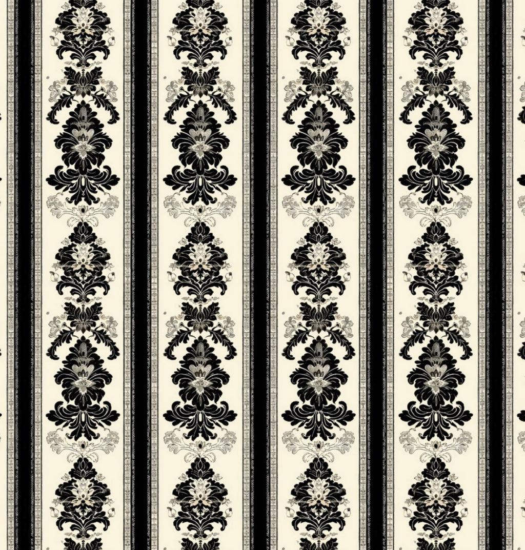 Printed Cardstock |  12 X 12inch |  Ethnic Damask | 250gsm | 1Sheet