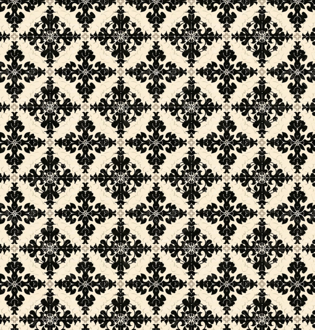 Printed Cardstock |  12 X 12inch |  Damask Diamond | 250gsm | 1Sheet