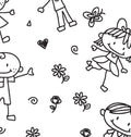 Printed Cardstock |  12 X 12inch |  Doodle Kids | 250gsm | 1Sheet