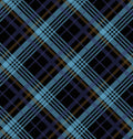 Printed Cardstock |  12 X 12inch |  Inky Tartan | 250gsm | 1Sheet