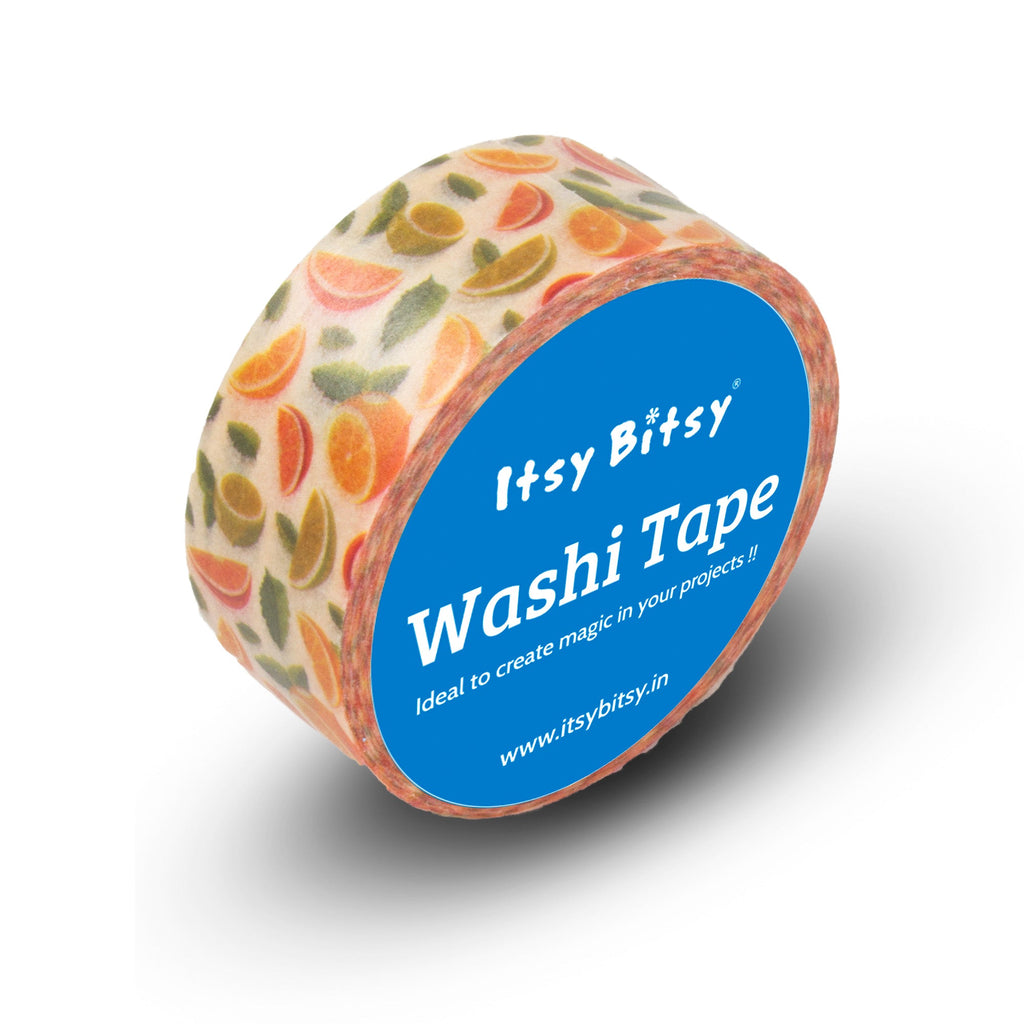 Washi Tape |Tangy Lemon | 15mmx10Mtr | 1pc
