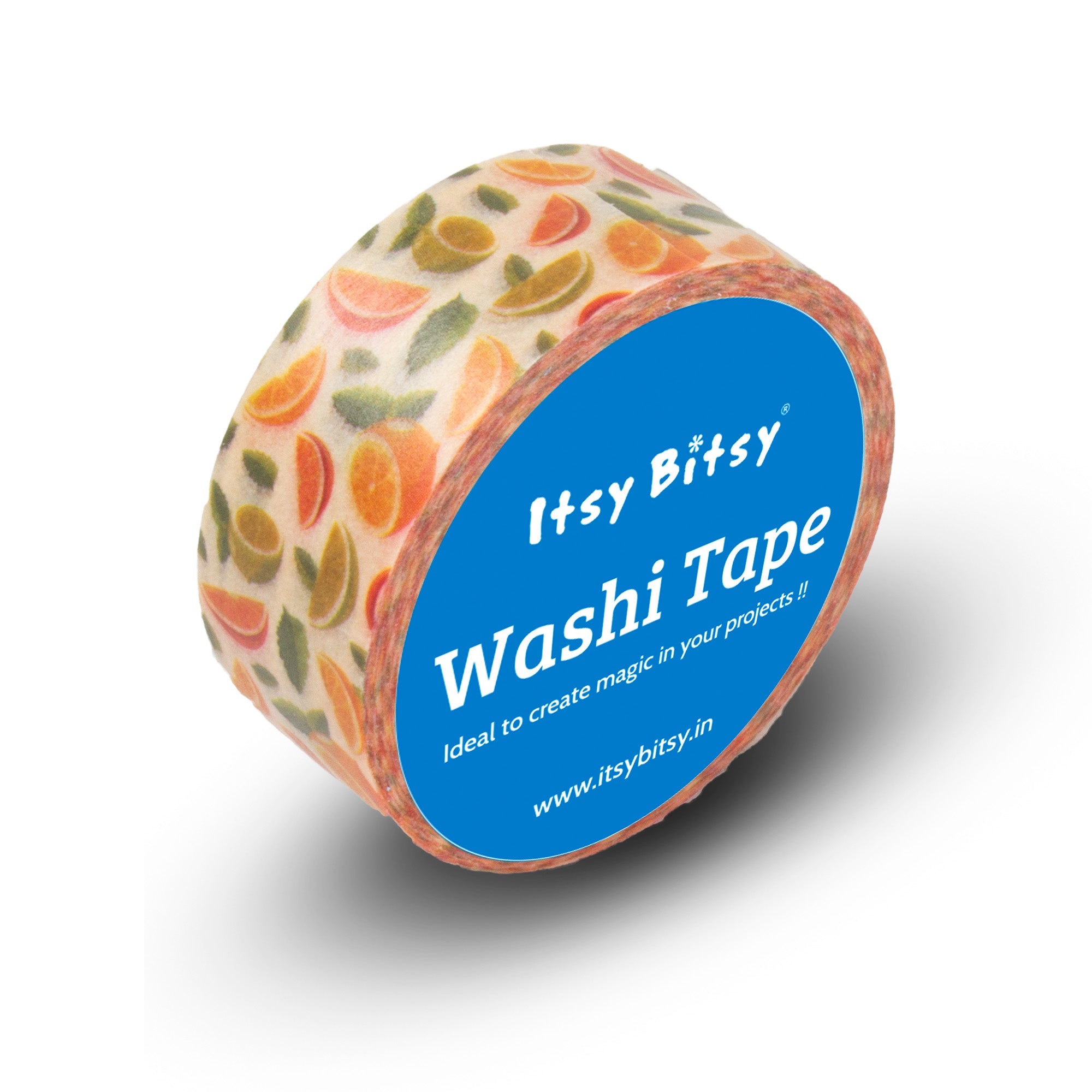 Washi Tape |Tangy Lemon | 15mmx10Mtr | 1pc