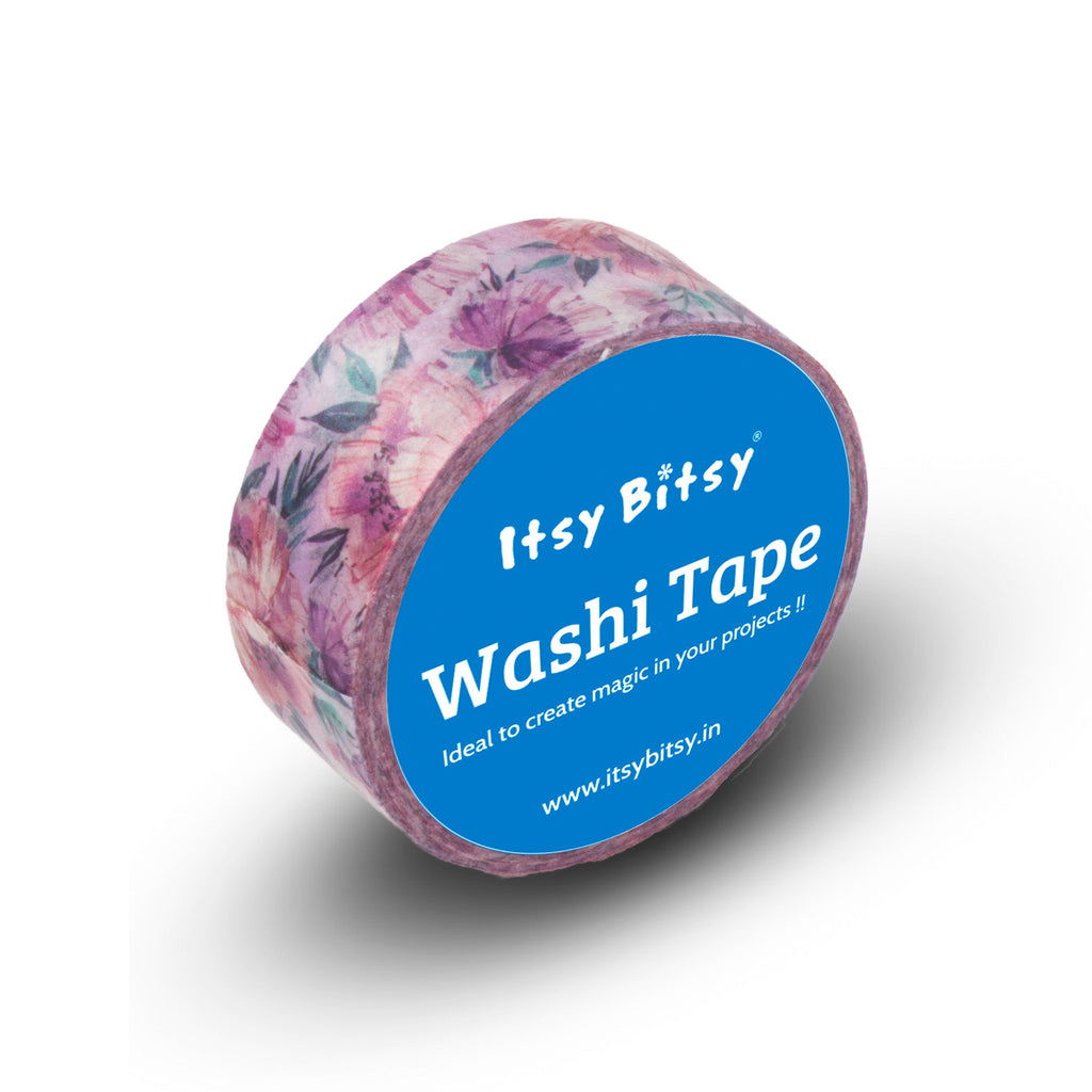 Washi Tape |Violet Primrose | 15mmx10mtr | 1pc