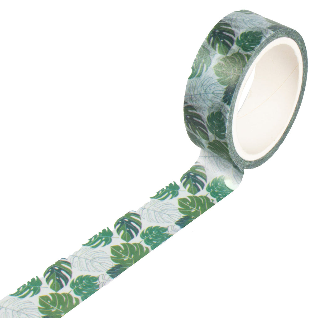 Washi Tape |Monstera Leaves | 15mmx10mtr | 1pc