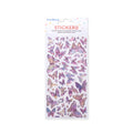 Resin Sticker Pretty Butterfly Purple Blend 53pcs
