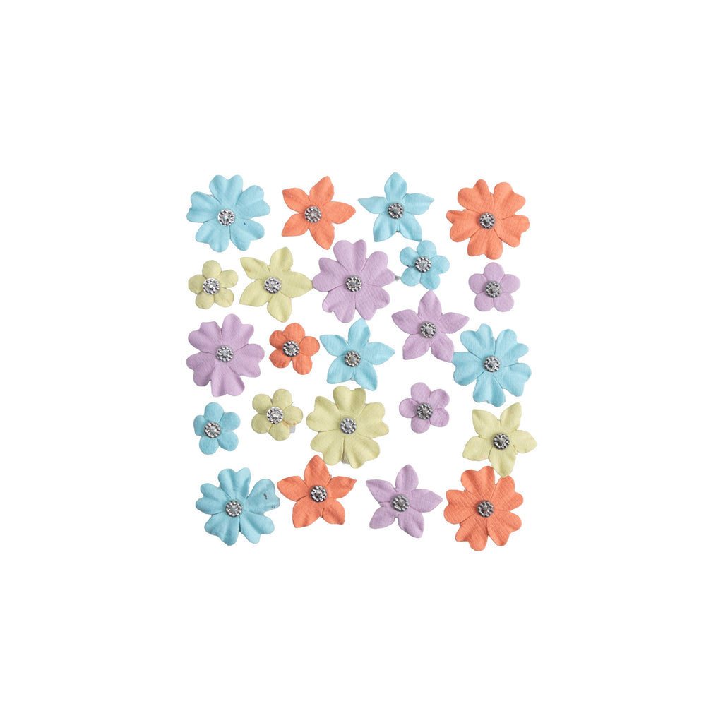 Handmade Flowers Karolina Vibrant Aura 23Pc