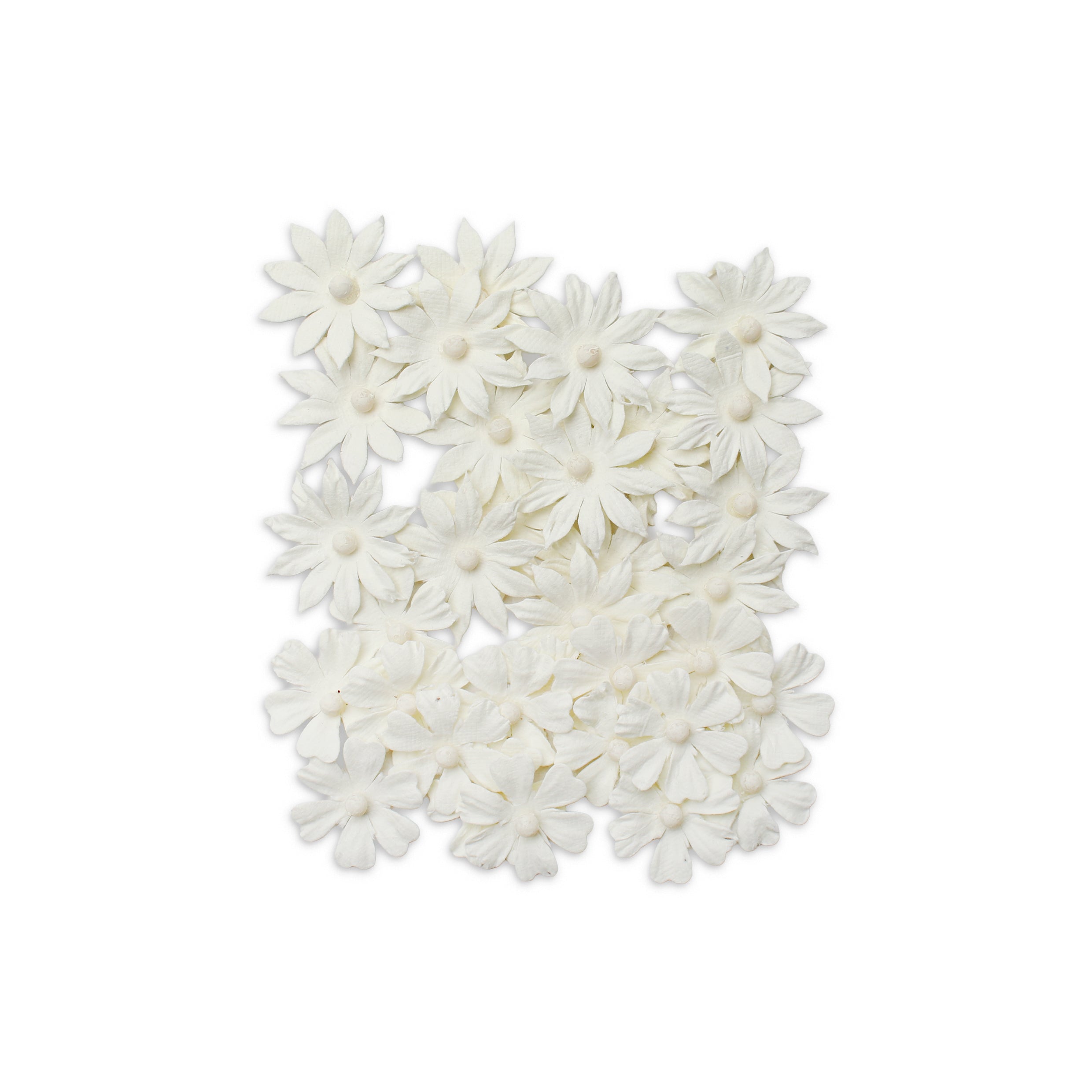 Handmade Flowers Valerie Ivory Pearl 32Pc