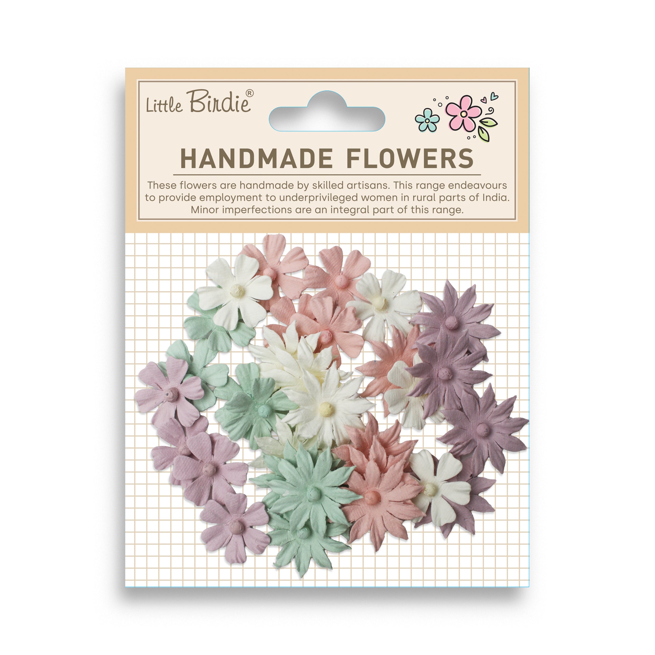 Handmade Flowers Valerie Fairy Garden 32Pc