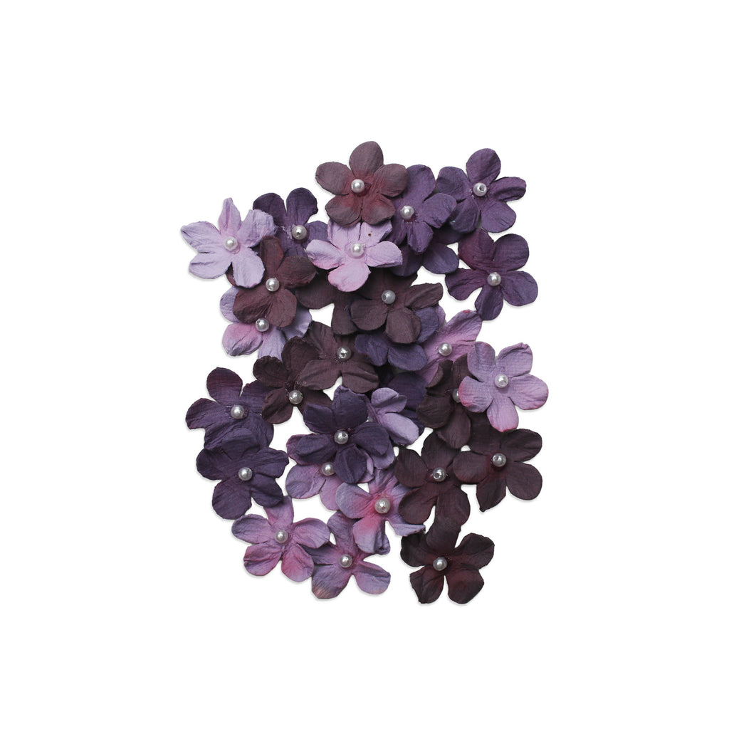 Handmade Flowers Pearl Petites Grape Surprise 30Pc