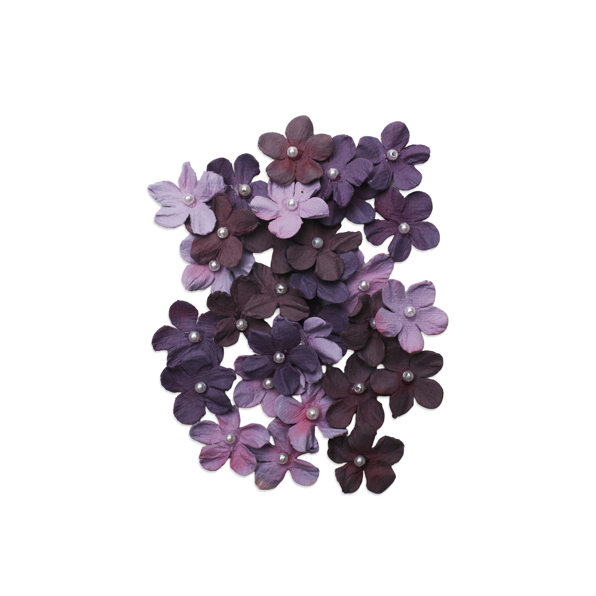 Handmade Flowers Pearl Petites Grape Surprise 30Pc