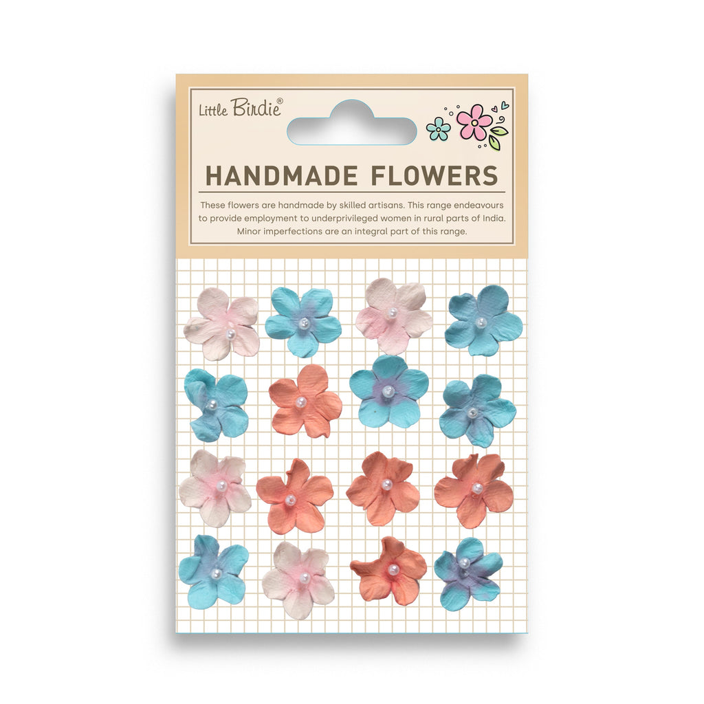 Handmade Flowers Pearl Petites Sun & Rain 30Pc