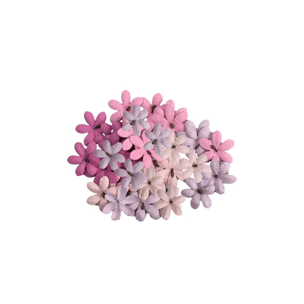 Handmade Flowers Mia Vintage Pink 30Pc