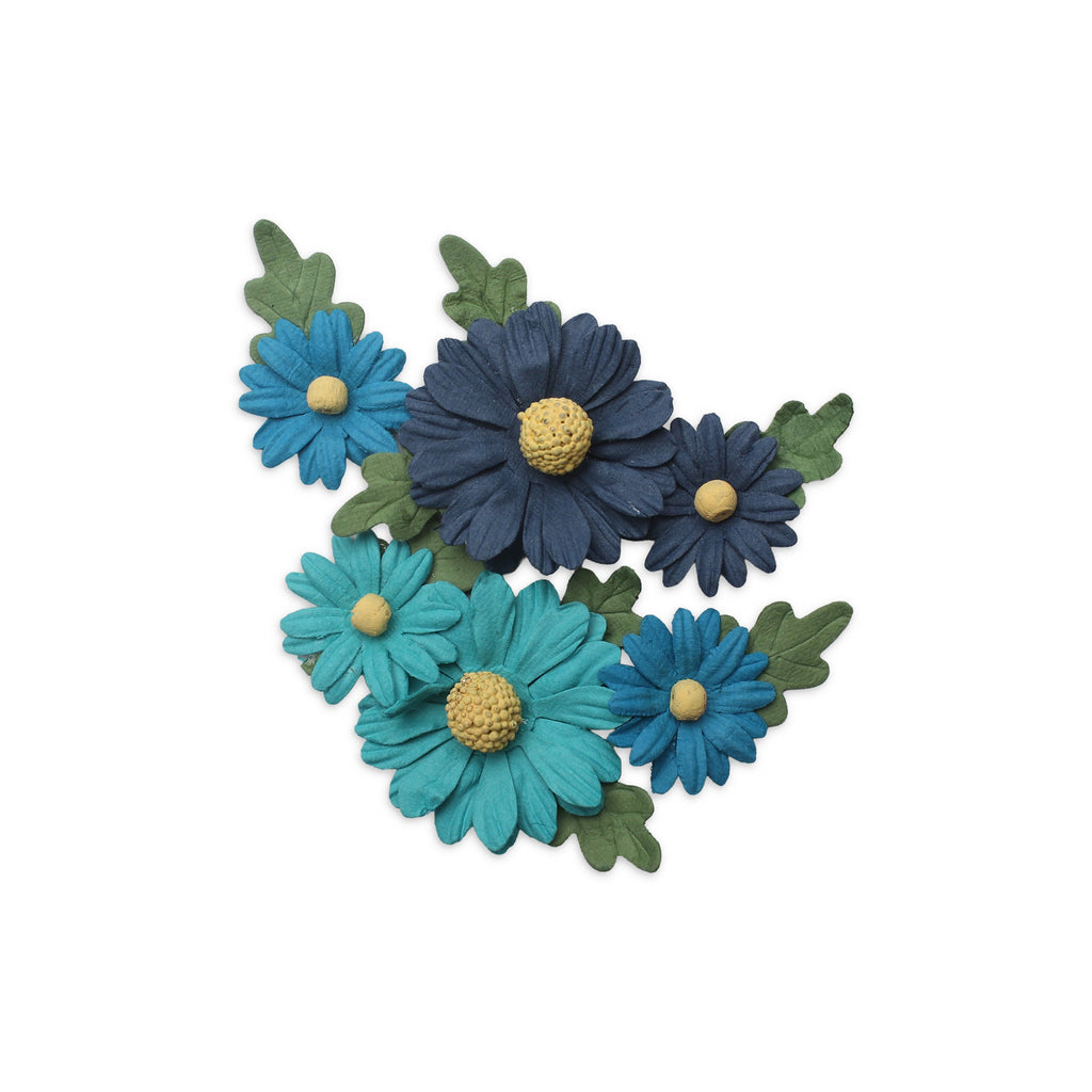 Handmade Flowers Anya Blue Sky 6Pc
