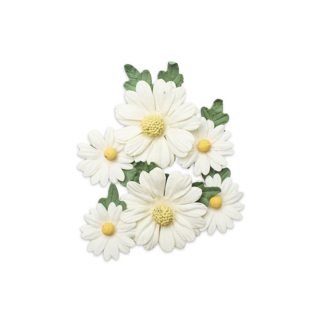 Handmade Flowers Anya Ivory Pearl 6Pc