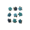 Handmade Flowers Rosalina Blue Sky 9Pc