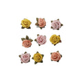 Handmade Flowers Rosalina Sunny Rose 9Pc