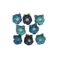 Handmade Flowers Buttercup Blue Sky 8Pc