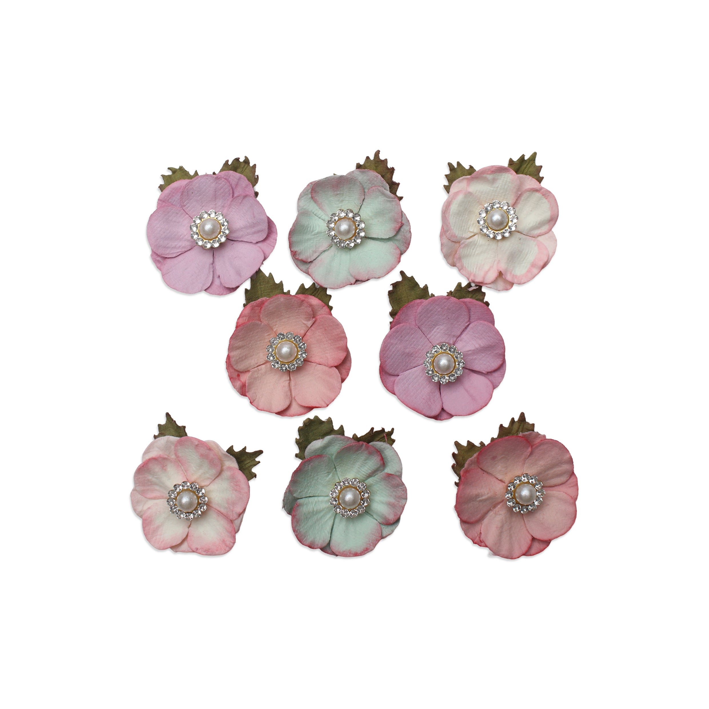 Handmade Flowers Buttercup Fairy Garden 8Pc