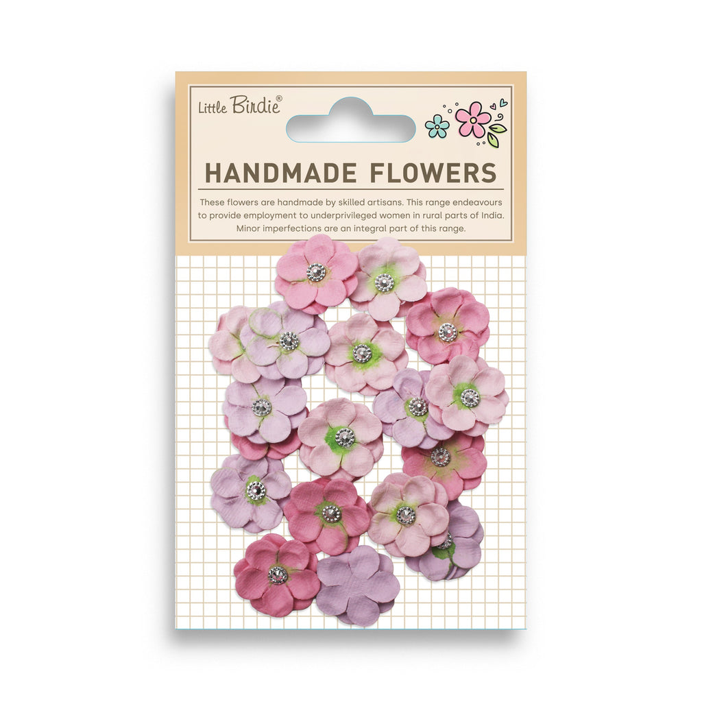 Handmade Flowers Twinkle Lavender Vibes 20Pc