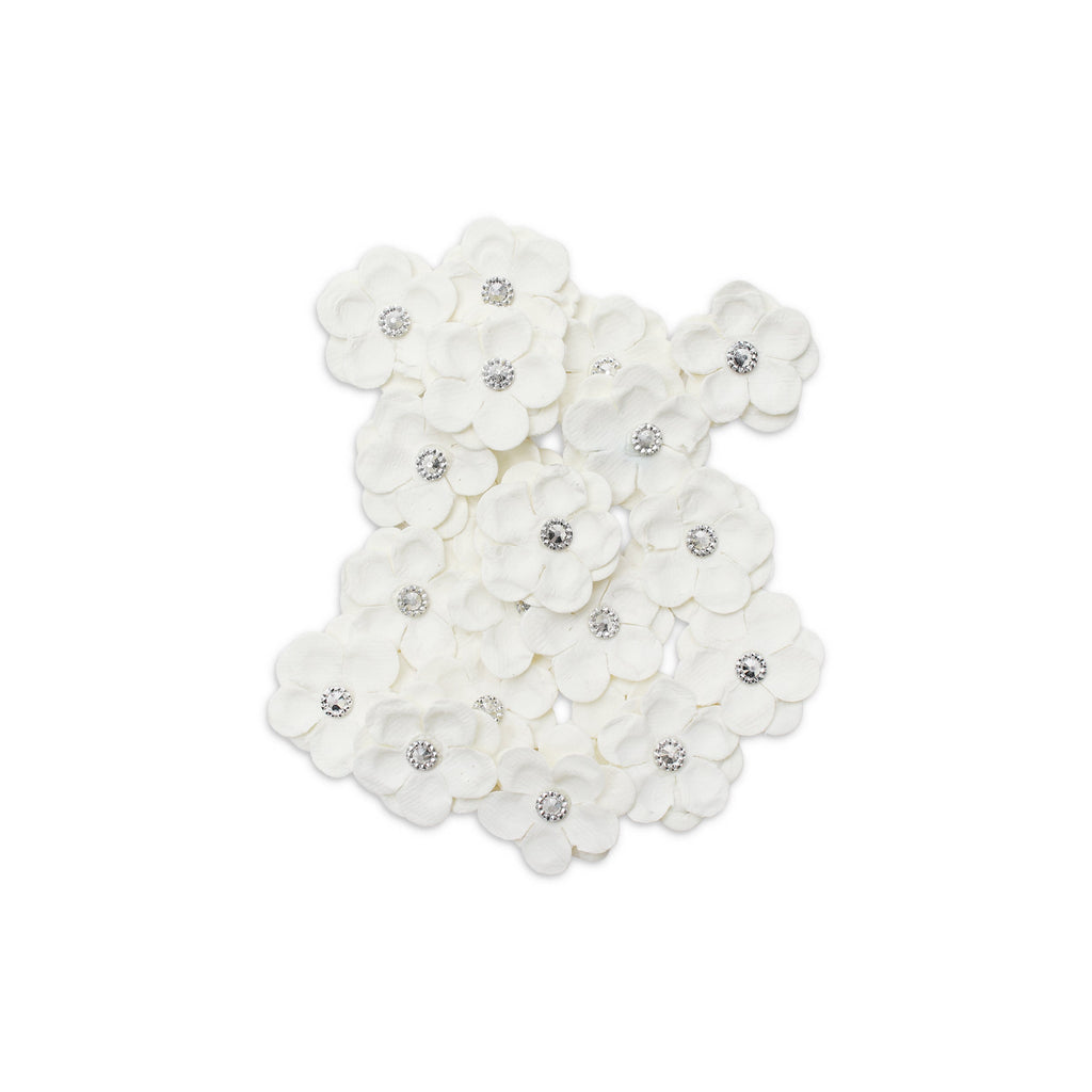 Handmade Flowers Twinkle Ivory Pearl 20Pc
