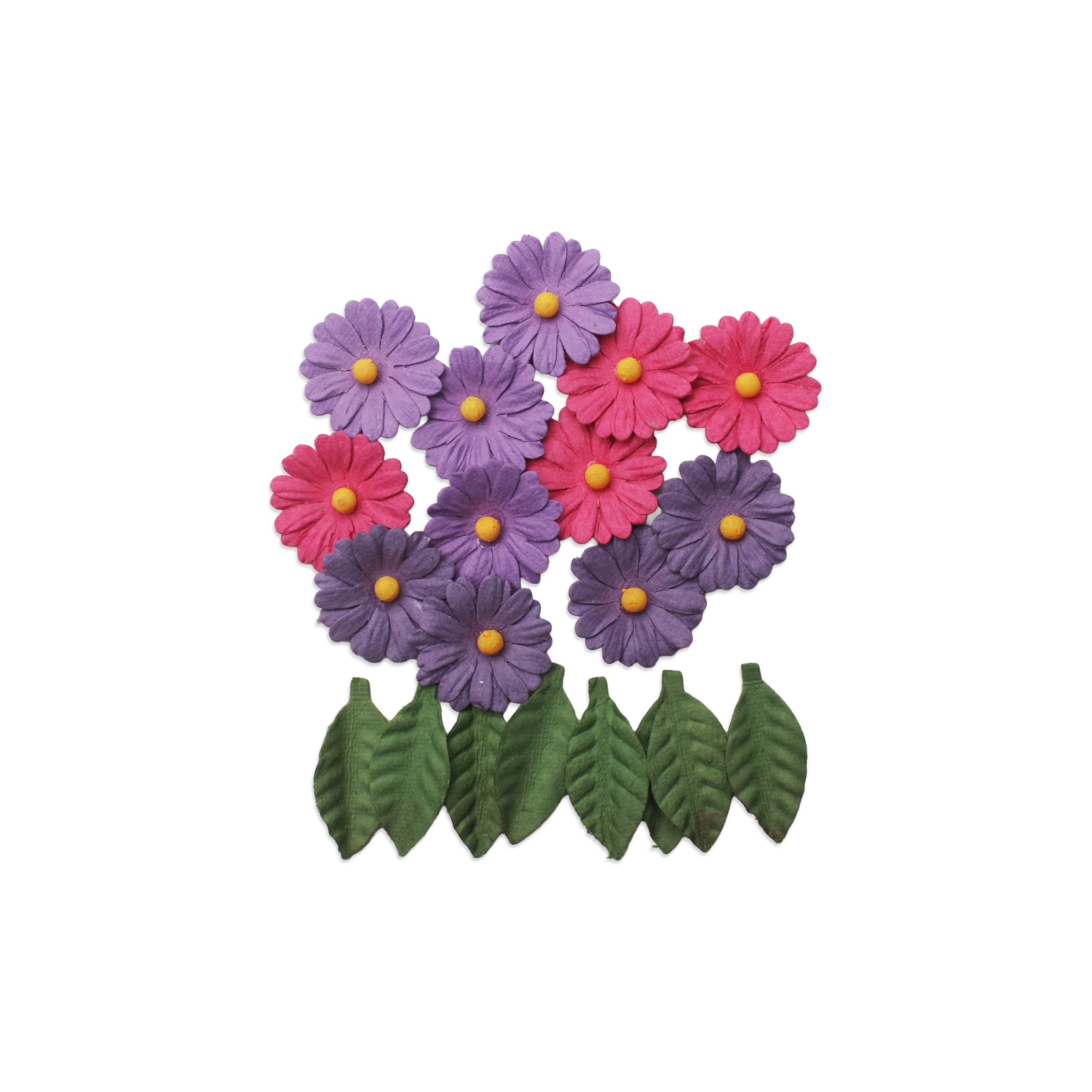 Handmade Flowers Cyra Magenta Orchid 20Pc