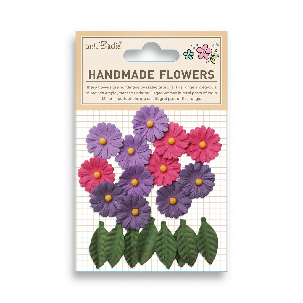 Handmade Flowers Cyra Magenta Orchid 20Pc