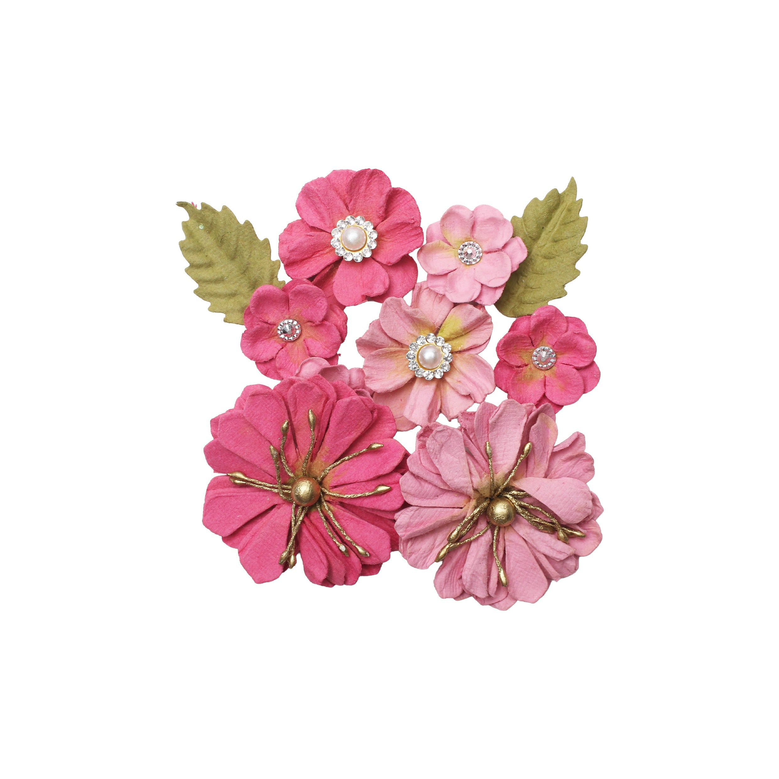 Handmade Flowers Liora Precious Pink 10Pc