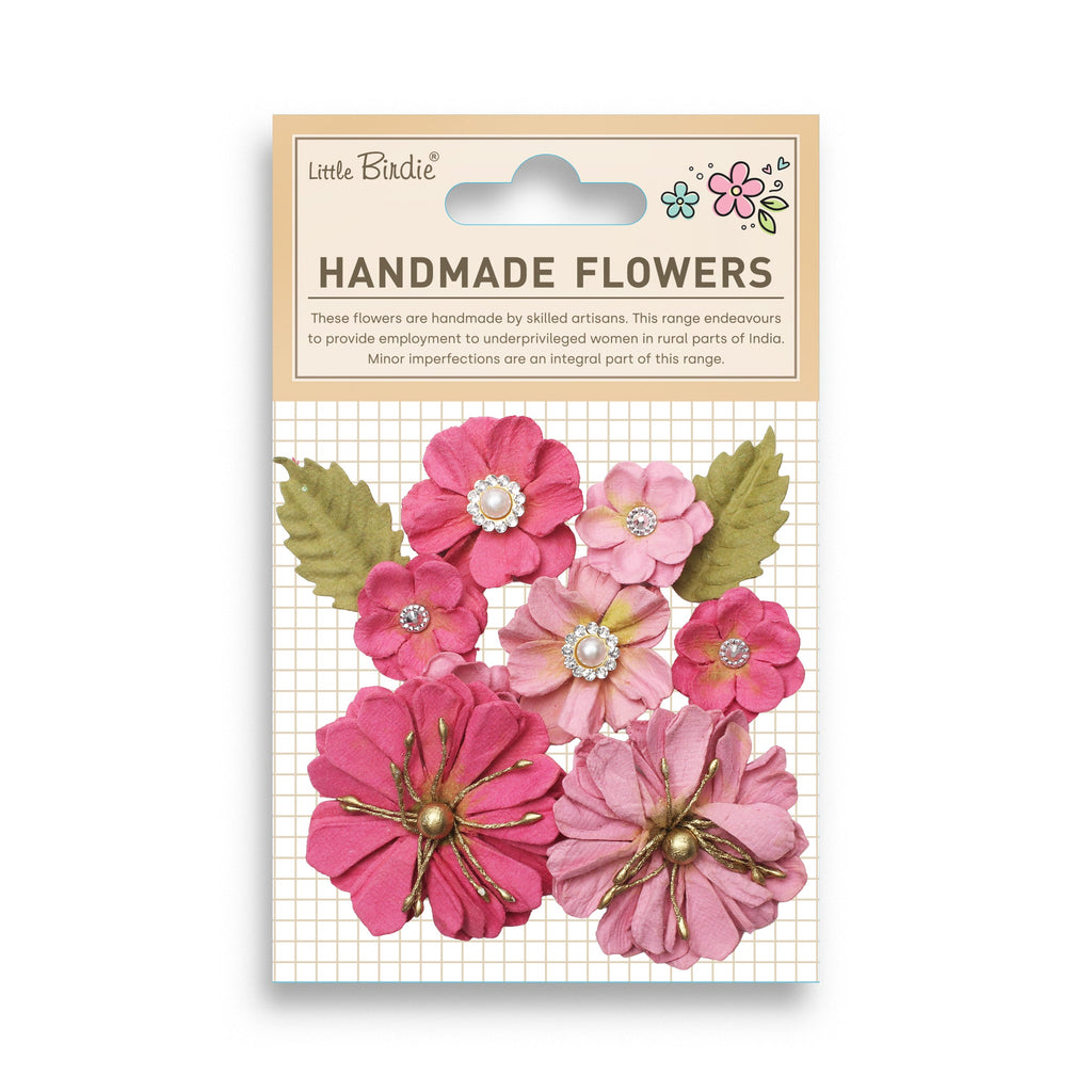 Handmade Flowers Liora Precious Pink 10Pc