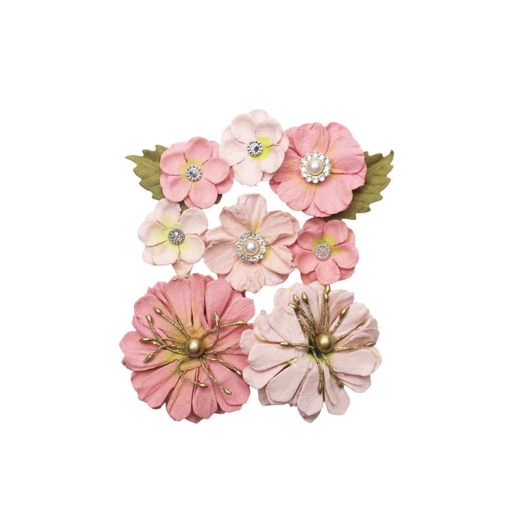 Handmade Flowers Liora Pink Passion 10Pc