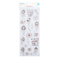 Peel off Foil Sticker Flora Fairy Approx 12.20 X 5.11cm 1 Sheet