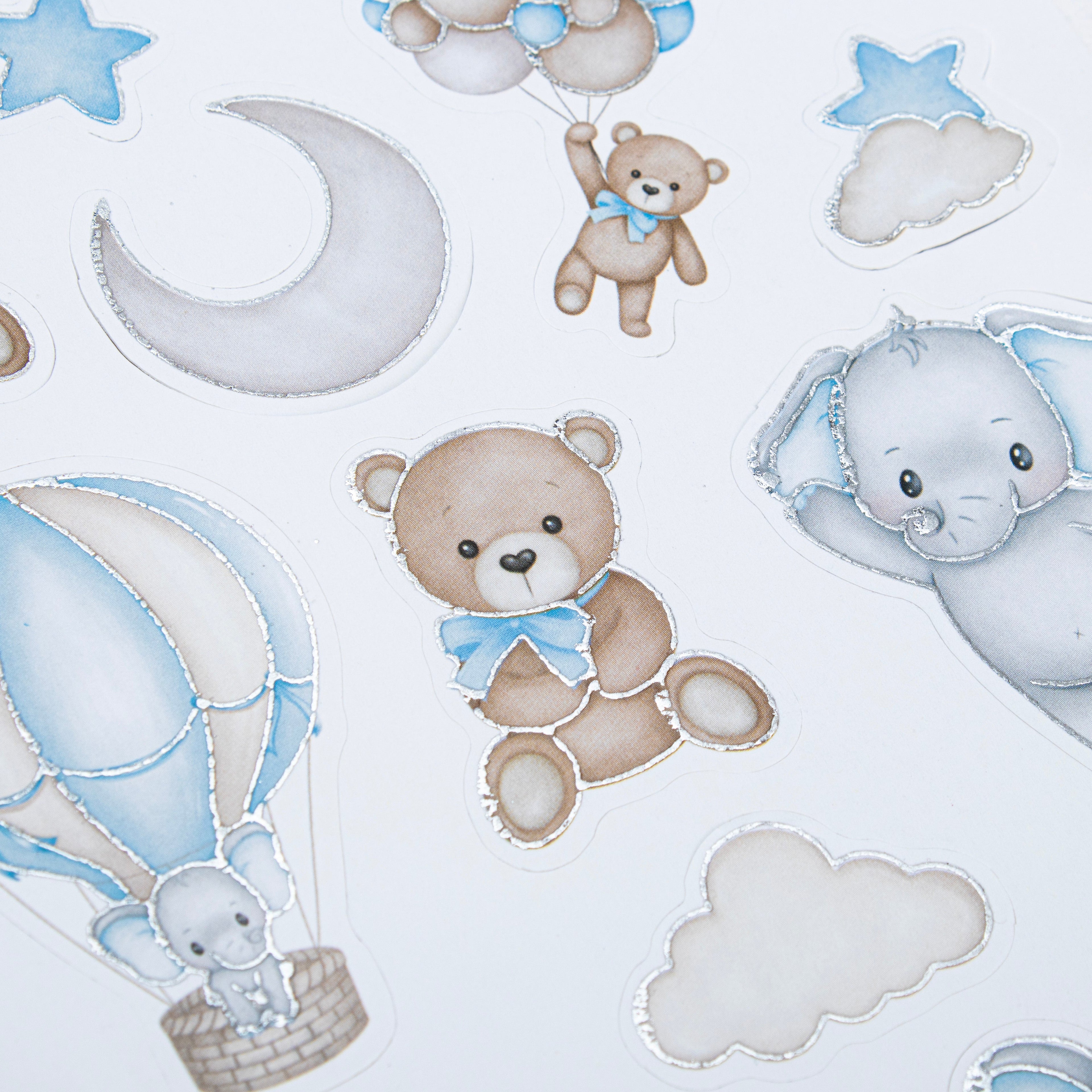 Peel off Foil Sticker Flutter Beauty Approx 12.20 X 5.11cm 1 Sheet