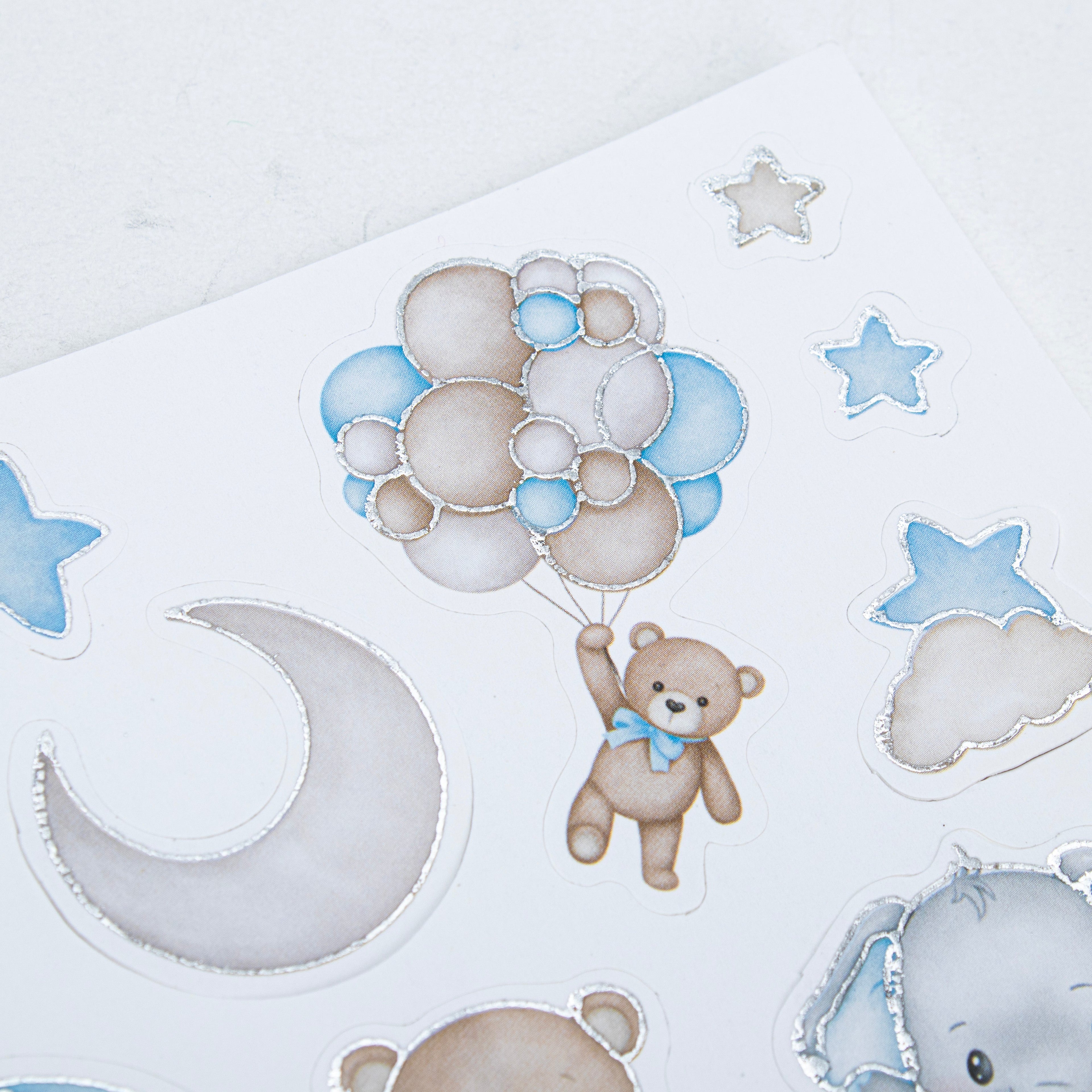 Peel off Foil Sticker Flutter Beauty Approx 12.20 X 5.11cm 1 Sheet