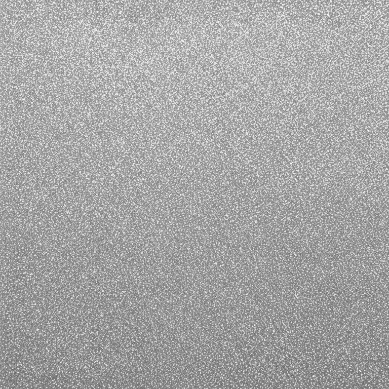 Glitter Vinyl Sheet Shimmer Silver 12inch X 2 Ft. 1 Roll