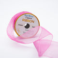 Organza Ribbon 25mm Pink 3mt 1 Roll