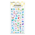 Fun Puffy Stickers Dino Island 68pcs 1Pack