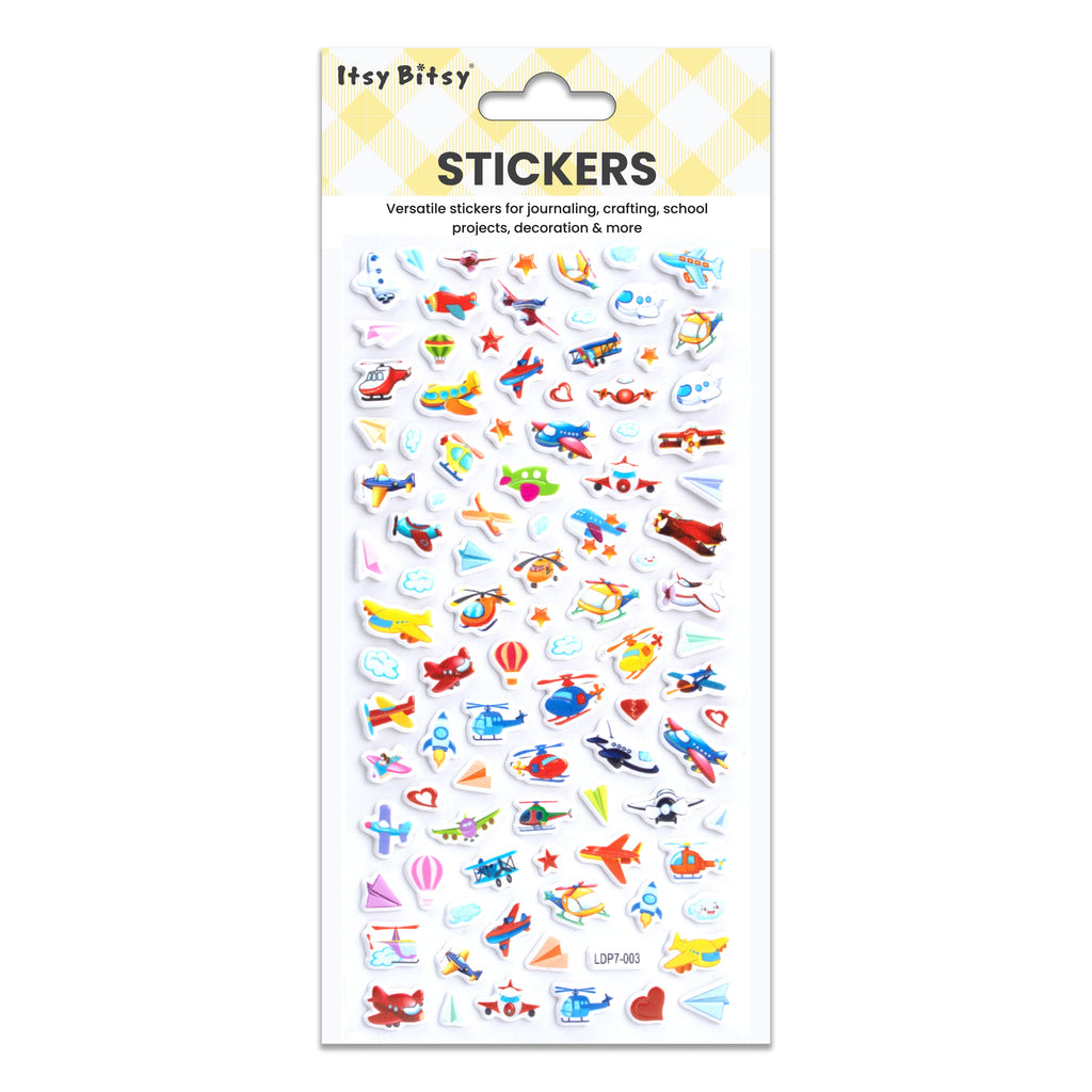 Fun Puffy Stickers Fly High 98pcs 1Pack