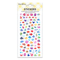 Fun Puffy Stickers Happy Fins 94pcs 1Pack