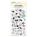 Fashion Bubble Stickers Panda Buddies 49pcs 1Pack