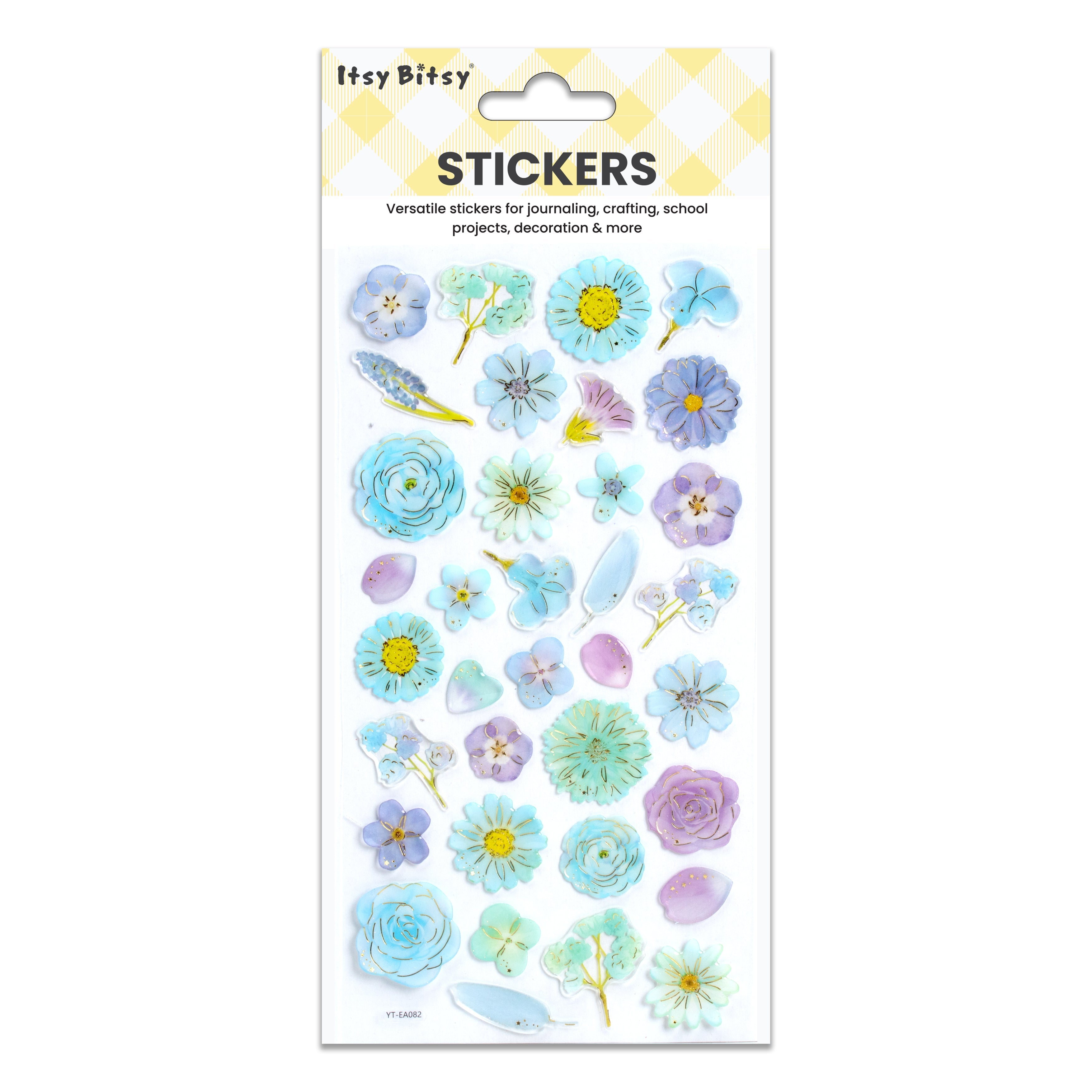 Resin Stickers Bloom Garden 35pcs 1Pack