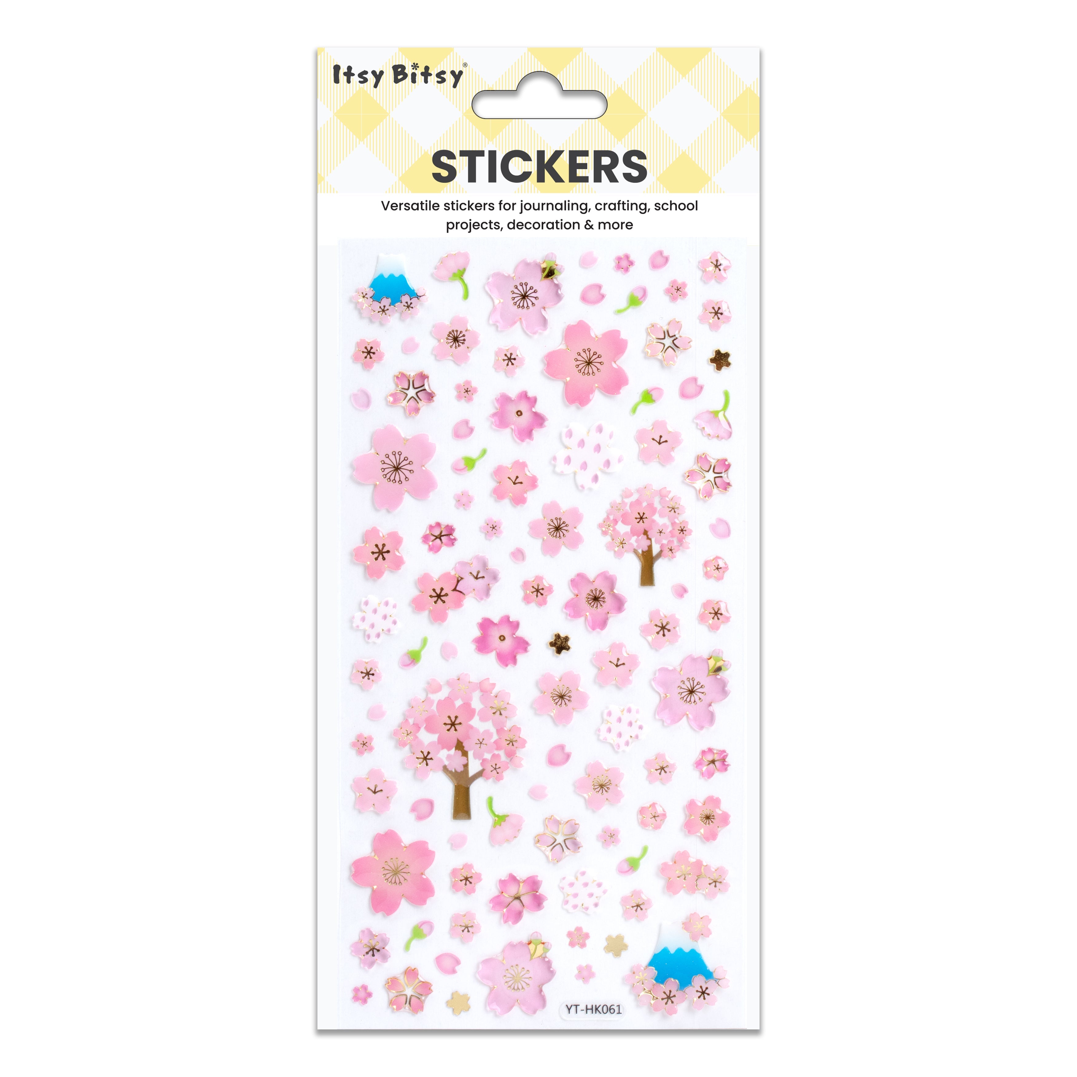 Resin Stickers Cherry Hills 91pcs 1Pack