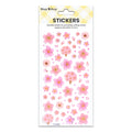 Resin Stickers Floral Cheer 74pcs 1Pack