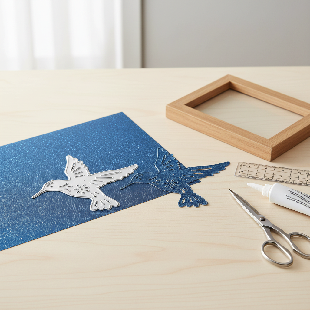 Thin Cut Dies Hummingbird 7.5 X 8.3cm 1pc